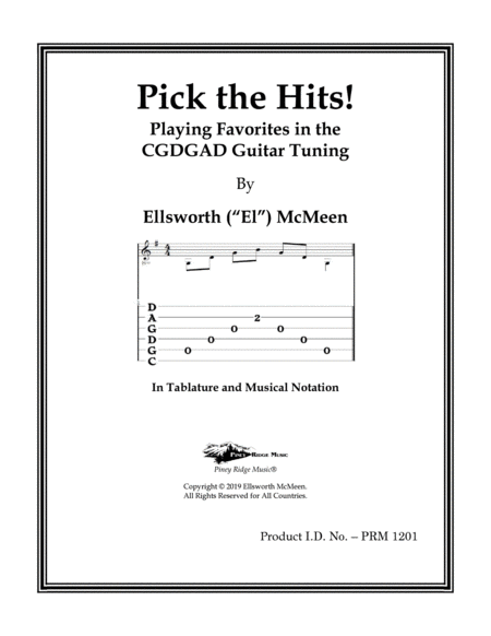 Pick The Hits Playing Favorites In The Cgdgad Guitar Tuning Sheet Music