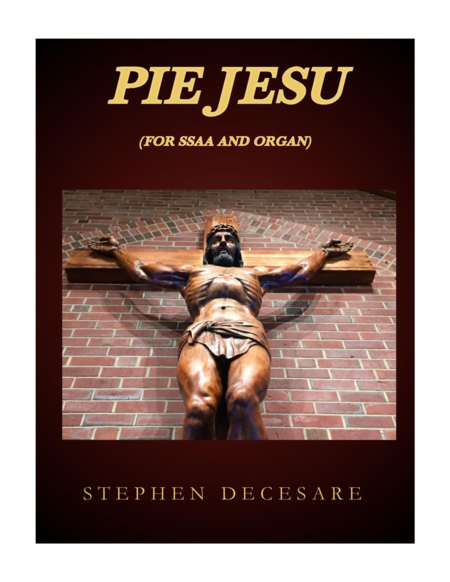 Free Sheet Music Pie Jesu For Ssaa And Organ