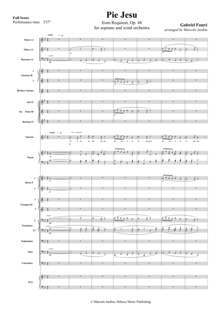 Pie Jesu From Requiem By Gabriel Faur Sheet Music