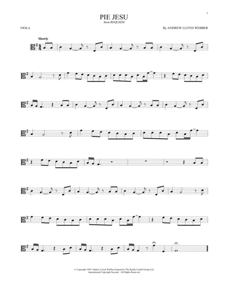 Pie Jesu From Requiem Sheet Music