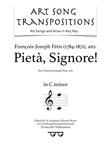 Piet Signore C Minor Sheet Music