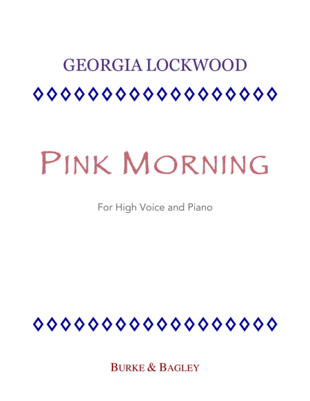 Pink Morning Sheet Music