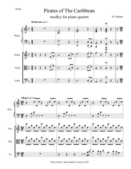 Pirates Of The Caribbean Medley Sheet Music