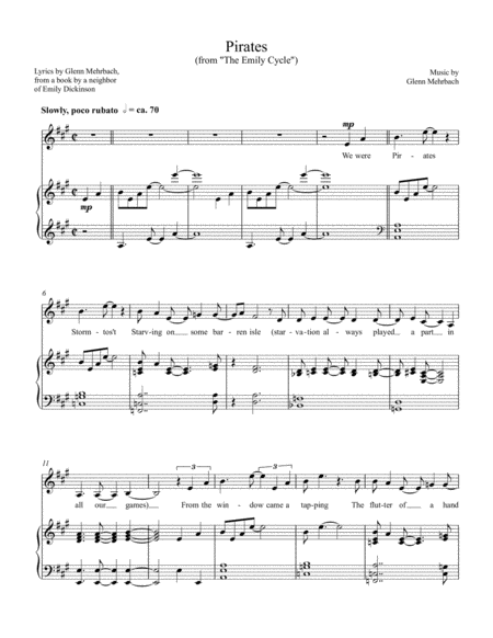 Pirates Sheet Music