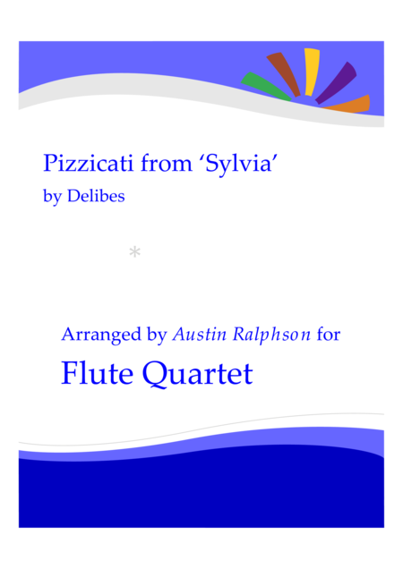 Pizzicati From Sylvia Flute Quartet Sheet Music