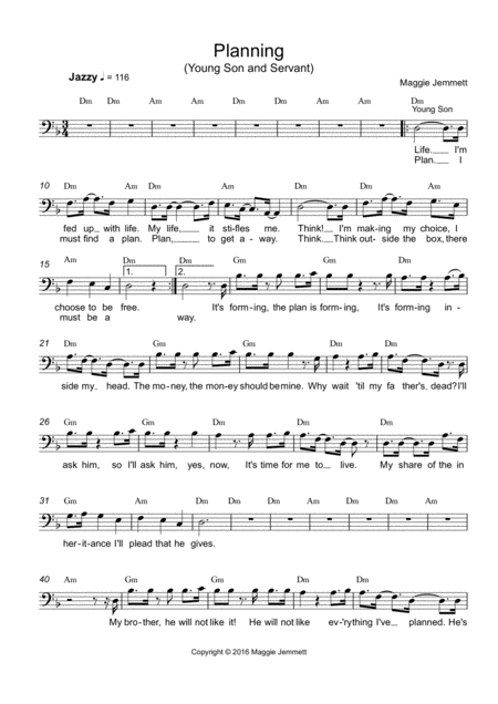 Free Sheet Music Planning