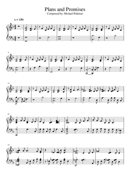 Free Sheet Music Plans And Promises