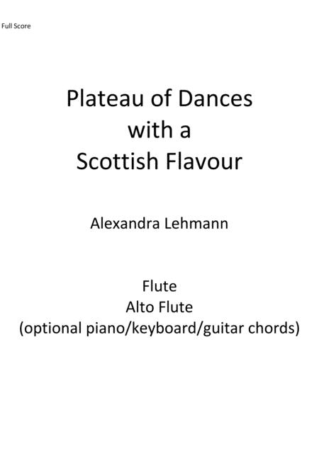 Plateau Of Dances With A Scottish Flavour Sheet Music