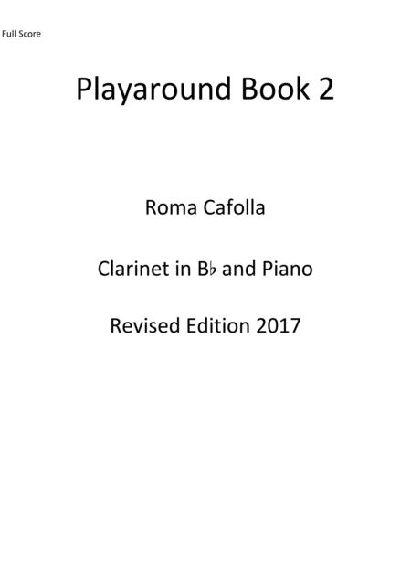 Free Sheet Music Playaround 2 Clarinet Revised Edition 2017