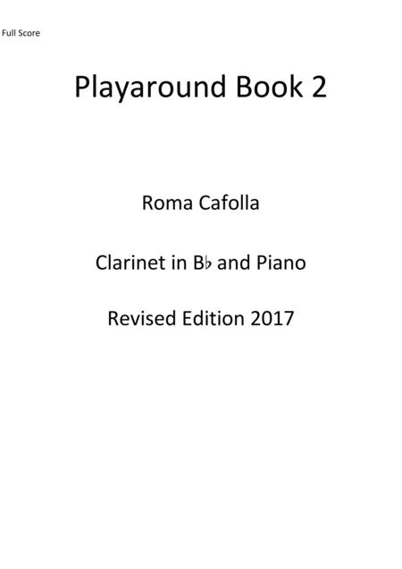 Playaround 2 Clarinet Revised Edition 2017 Sheet Music