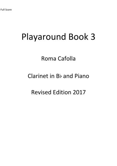 Playaround 3 Clarinet Revised Edition 2017 Sheet Music