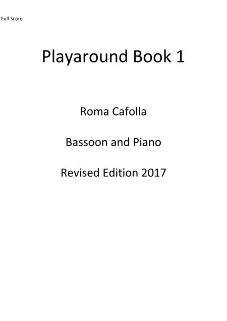 Playaround Book 1 For Bassoon Revised Edition 2017 Sheet Music