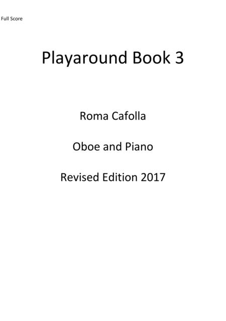 Free Sheet Music Playaround Book 3 For Oboe Revised Edition 2017