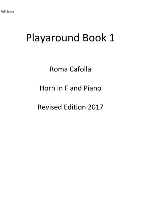 Playaround For Horn In F Book 1 Revised Edition 2017 Sheet Music