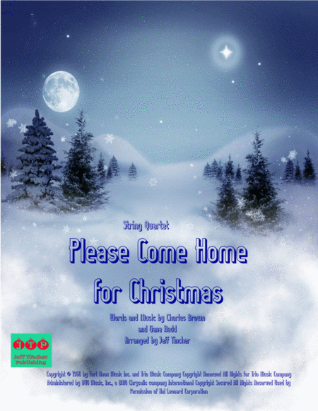 Free Sheet Music Please Come Home For Christmas