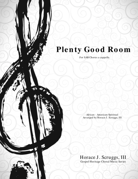 Free Sheet Music Plenty Good Room