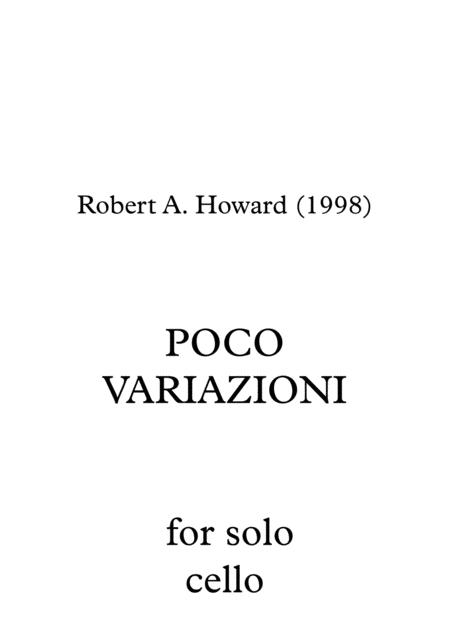 Poco Variazioni Sheet Music