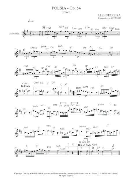 Free Sheet Music Poesia Op 54