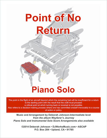 Point Of No Return Piano Solo Sheet Music