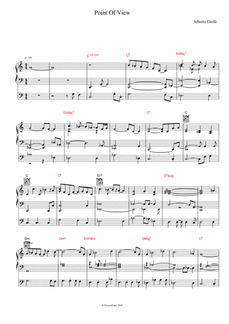 Free Sheet Music Point Of View