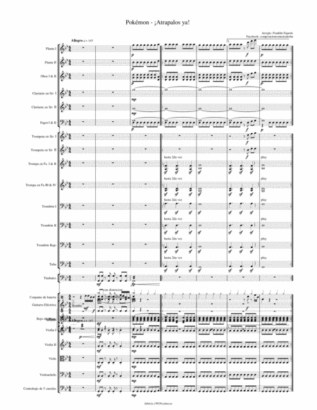 Pokmon Theme Atrapalos Ya Sheet Music