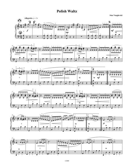 Polish Waltz Solo Accordion Sheet Music