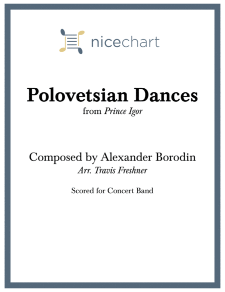 Polovetsian Dances Score Parts Sheet Music