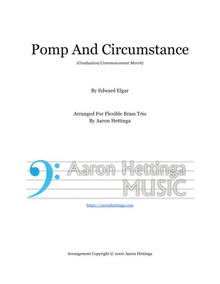 Free Sheet Music Pomp And Circumstance March For Flexible Brass Trio