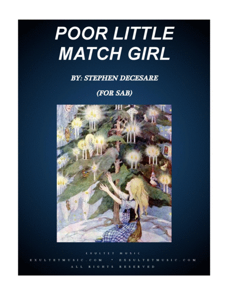 Poor Little Match Girl For Sab Sheet Music