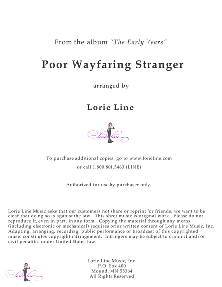 Free Sheet Music Poor Wayfaring Stranger