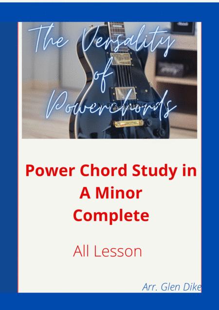 Powerchord Study A Minor Complete Sheet Music