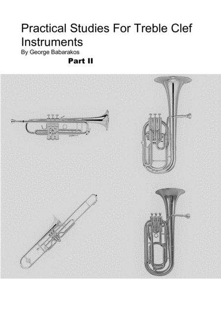 Free Sheet Music Practical Studies For Treble Instruments Part Ii