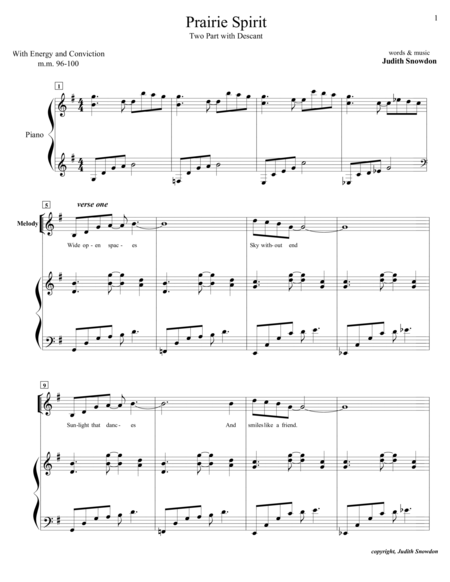 Prairie Spirit Sheet Music