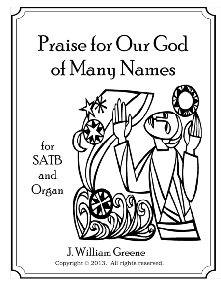 Praise For Our God Of Many Names Sheet Music