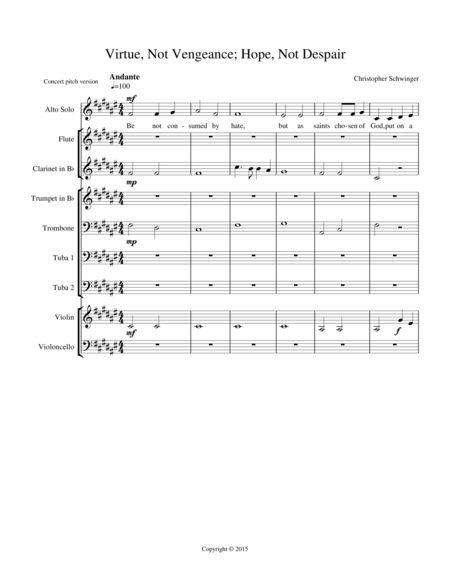 Praise Him All Ye Little Children Bari Sax Sheet Music