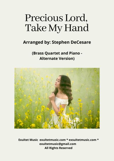 Free Sheet Music Precious Lord Take My Hand Brass Quartet And Piano Alternate Version