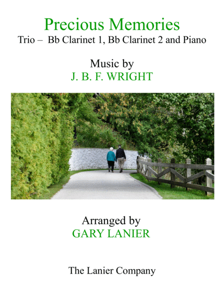 Free Sheet Music Precious Memories Trio Bb Clarinet 1 Bb Clarinet 2 Piano With Score Part