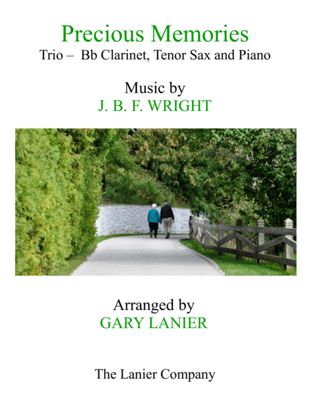 Free Sheet Music Precious Memories Trio Bb Clarinet Tenor Sax Piano With Score Part