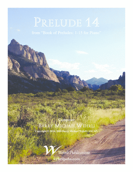 Free Sheet Music Prelude 14 From Book Of Preludes 1 15 For Piano