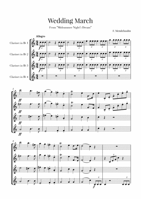 Prelude 16 From Well Tempered Clavier Book 2 Clarinet Quintet Sheet Music