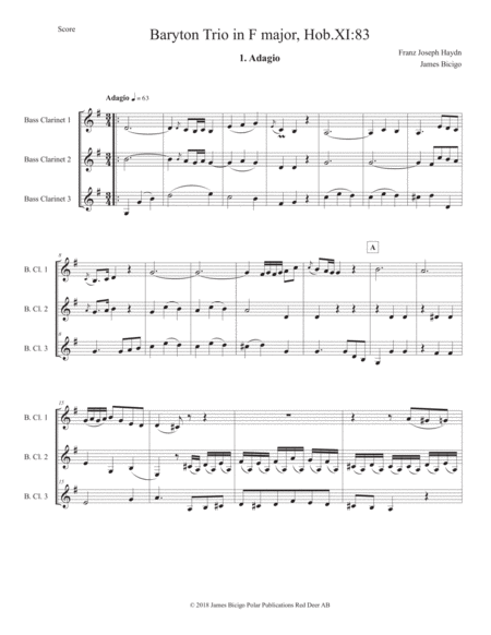 Prelude 17 From Well Tempered Clavier Book 2 Clarinet Quintet Sheet Music