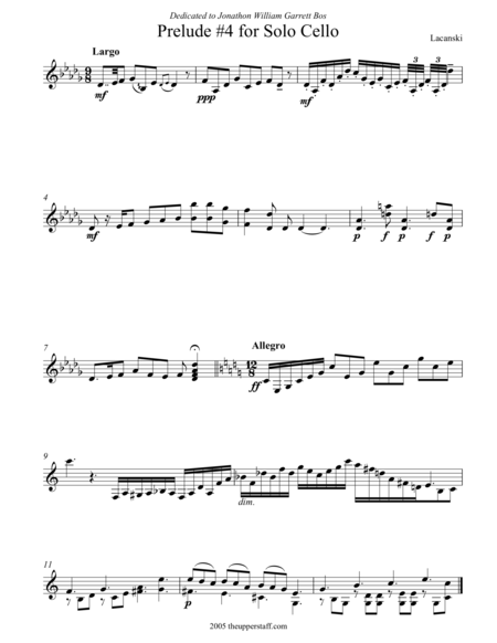 Prelude 4 Sheet Music