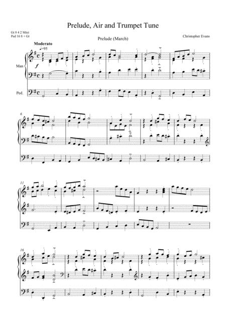 Prelude Air And Trumpet Tune For Organ Sheet Music