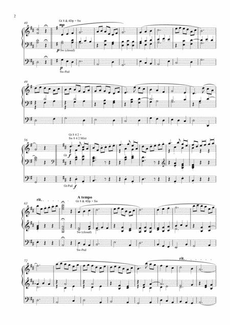 Prelude And Fugue In D For Organ Sheet Music