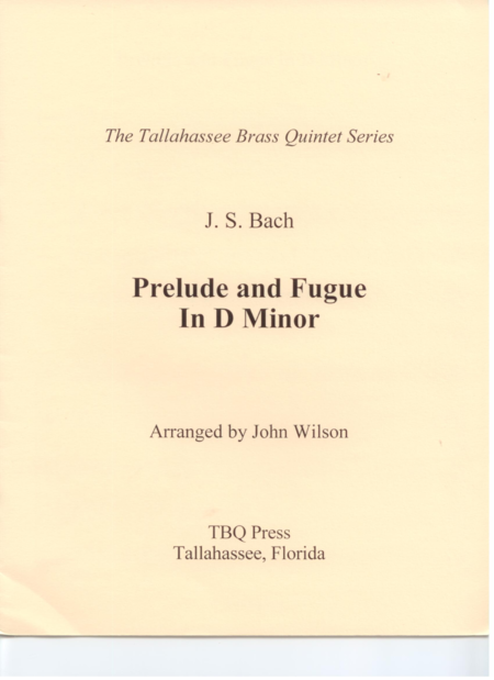 Prelude And Fugue In D Minor Sheet Music