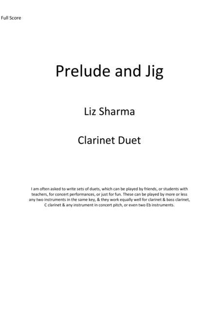 Free Sheet Music Prelude And Jig
