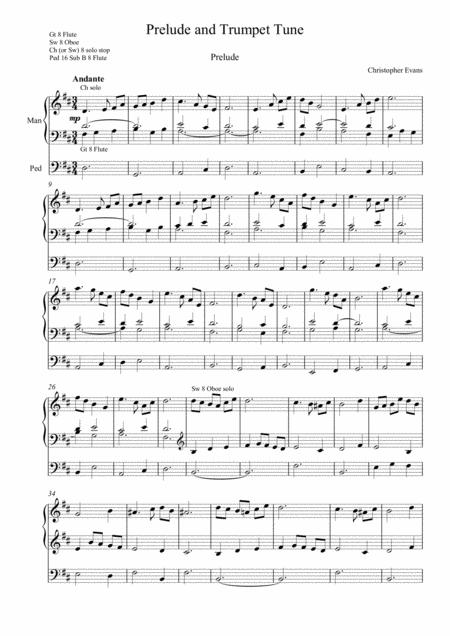 Prelude And Trumpet Tune For Organ Sheet Music