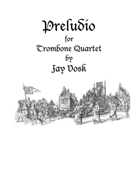 Free Sheet Music Prelude For Trombone Quartet