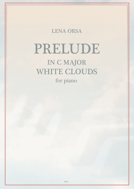 Prelude In C Major White Clouds Sheet Music