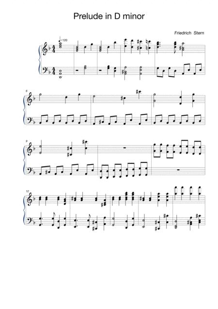 Prelude In D Minor Captain Howdy Sheet Music